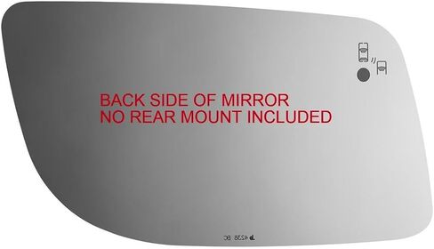 VAM Left Driver Mirror Glass Lens Heated w/BlindSpot Icon for 12-16 MKS in Kuwait