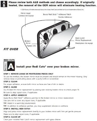VAM Left Driver Mirror Glass Lens Heated w/BlindSpot Icon for 12-16 MKS in Kuwait