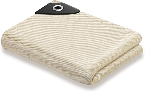 Welding Blanket Fire Resistant Large - 2 Pack 4x6ft Fiberglass Flame Retardant Fabric 1022 °F High Temp Heat Shield Blankets Insulation Mat for Soldering, Grill, Industrial, Smoker, Camping in Kuwait
