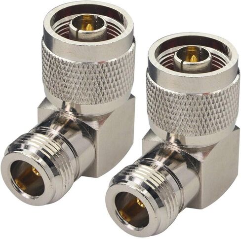 Boobrie 2-Pack N أنثى إلى N أنثى موصل N نوع برميل محول RF كابل محوري موصل مزدوج أنثى مقرنة لCB هام راديو واي فاي هوائي الهاتف الخليوي إشارة الداعم in Kuwait