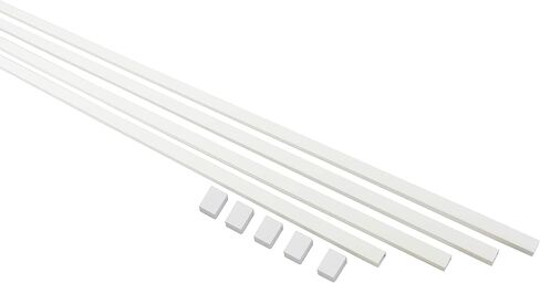 Cable Trunking Raceway 120" White Self-Adhesive Paintable Cord Management for TV, Speakers, and Computer Wires, Cable Raceway includes Junction Pieces, 1" x .625" x 120" in Saudi Arabia