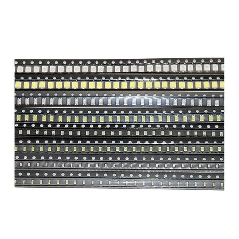 100 قطعة/الوحدة الثنائيات مجموعة متنوعة 0603 0805 1206 SMD LED صمام ثنائي باعث للضوء (1206 أزرق) in Saudi Arabia