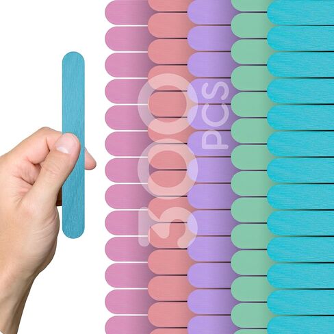 200PCS Wooden Sticks for Crafts – 8 Inch Wooden Sticks for Crafting Jumbo Craft Sticks Bulk for DIY Crafts Jumbo Popsicle Sticks for Crafts Wooden Wax Sticks in Kuwait