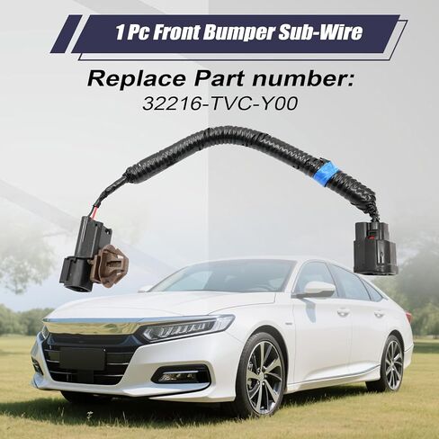 Left Driver Side Front Bumper Sub-Wire Brand 32216-TVC-Y00 Compatible with Honda Accord 2018-2020 in Kuwait