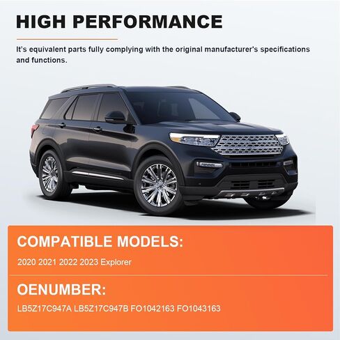 Left & Right Bumper Brackets Set for Ford Explorer 2020-2024 Police Interceptor Utility Base 2020-2023 Replace LB5Z17C947A LB5Z17C947B in Saudi Arabia