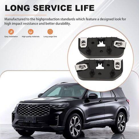 Left & Right Bumper Brackets Set for Ford Explorer 2020-2024 Police Interceptor Utility Base 2020-2023 Replace LB5Z17C947A LB5Z17C947B in Saudi Arabia