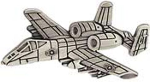 A-10 Thunderbolt Airplane Pin Pewter 2 1/2" in Saudi Arabia