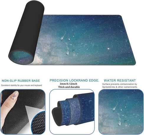 Gothic Crow and Moon Gaming Mouse Pad,12x31.5in Non-Slip Rubber Raven and Tree Dark Desk Mat,Large Extended Goth Rustic Mousepad for Office Home Laptop,Mice Pads Gifts,Game Lover Deskmat Decor in Saudi Arabia