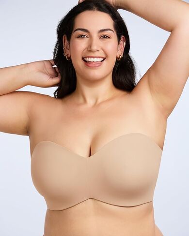 HSIA حمالات صدر بدون حمالات للنساء، حمالة صدر مقاس كبير مع سلك داخلي مبطن بشكل خفيف، حمالة صدر قابلة للتحويل لصدر كبير وكبير in Kuwait