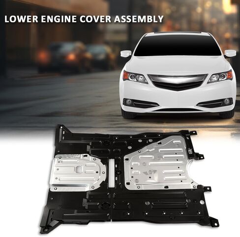مجموعة غطاء المحرك السفلي G-PLUS Engine Splash Shield متوافقة مع Honda Civic 2012، لن تناسب MX وSi Trims، تناسب Acura ILX 2013، لن تناسب محركات 2.4L 74110-TR3-A10 74110TR3A10 in Saudi Arabia