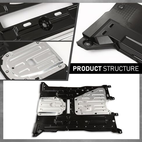 مجموعة غطاء المحرك السفلي G-PLUS Engine Splash Shield متوافقة مع Honda Civic 2012، لن تناسب MX وSi Trims، تناسب Acura ILX 2013، لن تناسب محركات 2.4L 74110-TR3-A10 74110TR3A10 in Saudi Arabia