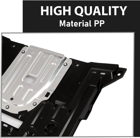 مجموعة غطاء المحرك السفلي G-PLUS Engine Splash Shield متوافقة مع Honda Civic 2012، لن تناسب MX وSi Trims، تناسب Acura ILX 2013، لن تناسب محركات 2.4L 74110-TR3-A10 74110TR3A10 in Saudi Arabia