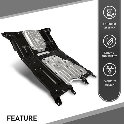 مجموعة غطاء المحرك السفلي G-PLUS Engine Splash Shield متوافقة مع Honda Civic 2012، لن تناسب MX وSi Trims، تناسب Acura ILX 2013، لن تناسب محركات 2.4L 74110-TR3-A10 74110TR3A10 in Saudi Arabia