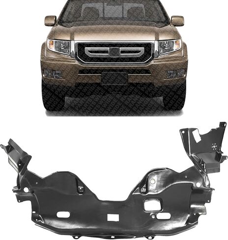 Front Engine Splash Shield Under Cover Direct Replacement Compatible with 2006-2011 Honda Ridgeline HO1228121 74111SJCA01 in Kuwait