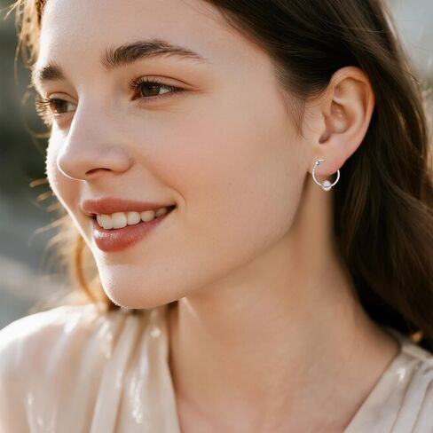 Soccer Golf Basketball Football Tennis Baseball Volleyball Earrings for Women Sterling Silver Hoop Earrings Sports Jewelry Gifts in Saudi Arabia
