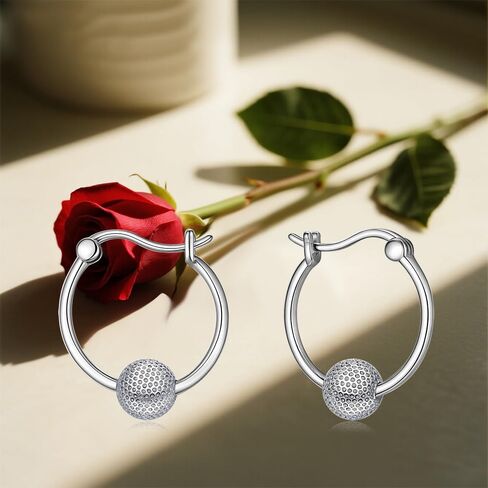 Soccer Golf Basketball Football Tennis Baseball Volleyball Earrings for Women Sterling Silver Hoop Earrings Sports Jewelry Gifts in Saudi Arabia