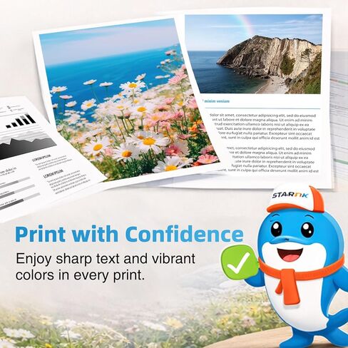 Starink LC406 LC406XL Ink Cartridges Replacement for Brother Printer LC406XL 406 Compatible with MFC-J4335DW MFC-J5855DW MFC-J6555DW MFC-J4535DW MFC-J6955DW MFC-J4345DW MFC-J5955DW, 4 Pack BKCMY in Kuwait