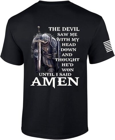 Trenz Shirt Company Mens Classic Devil Thought He'd Won - Christian T-Shirt Spiritual Shirt in Saudi Arabia