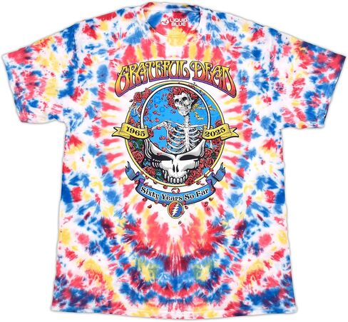 Liquid Blue 60th Anniversary Vintage Band Tee – Grateful Dead T-Shirt, Organic Cotton, Concert Shirt for Men in Saudi Arabia