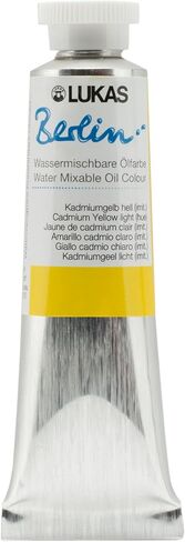 Lukas Berlin Pro Artists Water Mixable Oil Paint Set of 6 (20mL) Starter Set of 6-20 ml Tubes, Water Soluble Oil Paints, Smooth Consistency with Beeswax, Lightfast Pigments, Quick Drying, Easy in Saudi Arabia