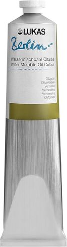 Lukas Berlin Pro Artists Water Mixable Oil Paint Set of 6 (20mL) Starter Set of 6-20 ml Tubes, Water Soluble Oil Paints, Smooth Consistency with Beeswax, Lightfast Pigments, Quick Drying, Easy in Saudi Arabia