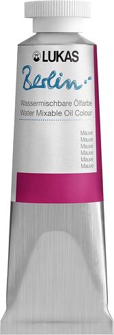 Lukas Berlin Pro Artists Water Mixable Oil Paint Set of 6 (20mL) Starter Set of 6-20 ml Tubes, Water Soluble Oil Paints, Smooth Consistency with Beeswax, Lightfast Pigments, Quick Drying, Easy in Saudi Arabia