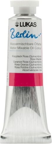 Lukas Berlin Pro Artists Water Mixable Oil Paint Set of 6 (20mL) Starter Set of 6-20 ml Tubes, Water Soluble Oil Paints, Smooth Consistency with Beeswax, Lightfast Pigments, Quick Drying, Easy in Saudi Arabia