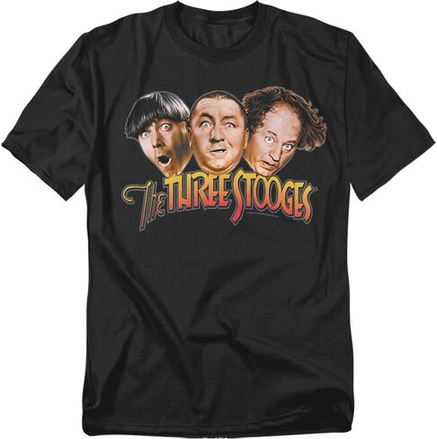 Popfunk Classic The Three Stooges Heads T Shirt & Stickers in Saudi Arabia