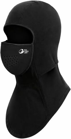 Magnetic Buckle Balaclava Ski Mask Breathable Windproof Face Cover with Mesh Airflow, Headphone Cable Port in Saudi Arabia