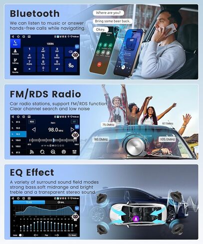 9 Inch Wirelss Carplay and Android auto Radio for VW Passat Jetta Tiguan Golf MK5 MK6 T5 EOS Polo, Rimoody Car Stereo Touch Screen Android Auto GPS Navigation WiFi Bluetooth FM SWC Backup Camera in Saudi Arabia