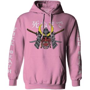 0322. Till Death Vintage Japan Japanesse Warrior Graphic Aesthetics Society Sweatshirt Pullover Hoodie in Kuwait