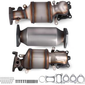 Catalytic Converter Set for 2009-2015 Honda Pilot 3.5L V6, EPA Compliant Replacement 16447 45131 45132 in Kuwait