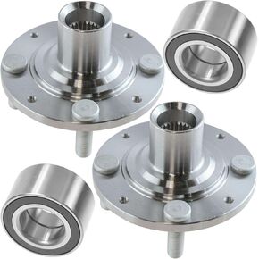 مجموعة محمل العجلات الأمامية وقطعتين من المحور متوافقة مع 1992-2000 Honda Civic 1993-1997 Civic del Sol in Kuwait