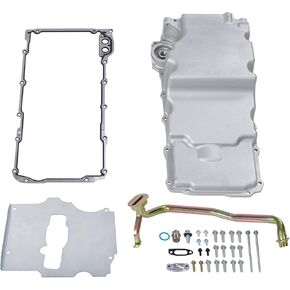 302-2 Aluminum LS Swap Oil Pan Kit, higehio Oil Pan Kit Compatible with 1964-1992 GM Nova Camaro Ventura Omega F-body G-body A-body LS1 LS2 LS3 LS6 5.7L 5.3L 6.5L Engines in Kuwait