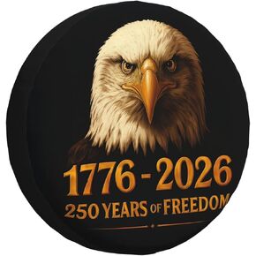 USA Patriotic Spare Tire Cover United States 250th Anniversary Wheel Protectors Weatherproof Universal Wheel Cover Fit for Rv SUV Travel Trailer Camper Truck 16 Inch in Kuwait