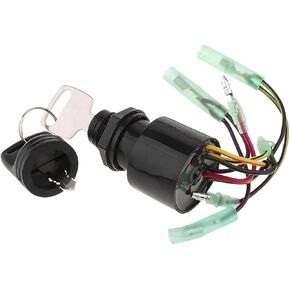 Boat Ignition Switch, OEM# 87-17009A5 Marine lgnition Switches Replacement with 2 Keys 6 Wire, Mariner Outboard Motors Control Accessories, Compatible with 40hp 45hp 50hp in Kuwait