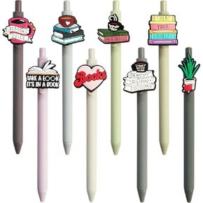لطيف عشاق الكتب الأقلام نادي الكتب الهدايا الجمالية أقلام الحبر الأسود القرطاسية كتاب تحت عنوان ديكور مكتبة لوازم الملحقات هدية التقدير للنساء القراء دودة الكتب أمين المكتبة المعلم in Kuwait