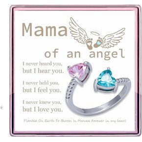 ARHTF Miscarriage Memorial Mommy of an Angel Ring Miscarriage Gifts for Mothers Pregnancy Loss Gifts for Moms Who Had Miscarriage in Kuwait