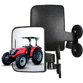 2PCS Universal Magnetic Mirrors for Tractor, 6.9" × 4.11" Magnetic Tractor Side Mirrors for Forklifts, Trucks, Lawn Mowers, Farm Equipment in Saudi Arabia