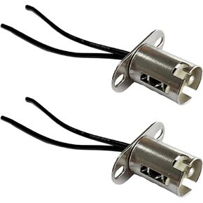 2PCS Car Light Bulb Socket, BA15D LED Light Bulb Snap-in Vehicle Light Bulb Base Adapter with Wire Connector, Auto Turn Signal Brake Lamp Socket, Universal for SUV RV Truck in Kuwait