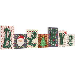 3D Green Wooden Spring Sign, 13.8×3.9Inch Standing Spring Flower Tree Decorative Signage Indoor Table Centerpiece Decor, Seasonal March Tabletop Shelf Mantel Office Desk Decorations for Home in Saudi Arabia