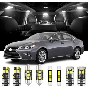 AENVTOL 13 Pieces Interior LED Lights Replacement for Lexus ES350 ES300h 2013-2018 White LED Interior Bulb with Install Tool in Saudi Arabia