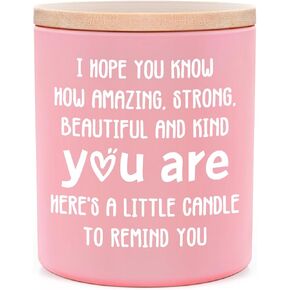 هدايا ملهمة للنساء، أنت شمعة مذهلة 10 أونصة، هدايا تشجيع للنساء الصديقات في عيد الميلاد، هدية جيدة للعناية بالسرطان، شمعة معطرة بشمع الصويا in Kuwait