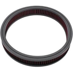 14"x4"Air Cleaner Air Filter Element Replacement Reusable Washable Round Compatible with Chevrolet Buick Ford GMC Mopar Oldsmobile Pontiac Cotton Fiber High Flow (Black, 14x4) in Saudi Arabia