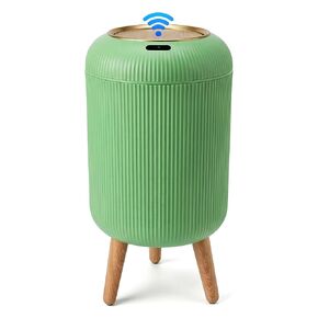 سلة مهملات بمستشعر ذكي من Pukomc، مريحة وصحية وسهلة الاستخدام، سلة مهملات بلاستيكية مقاومة للماء بمستشعر تكنولوجي للمطبخ والحمام وغرفة النوم وغرفة المعيشة والمكتب والخارج in Kuwait