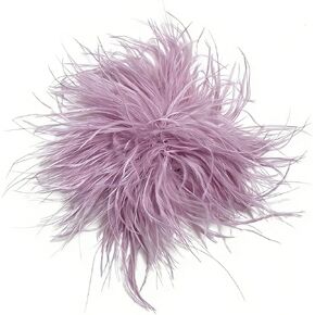 Dainty Feather Flower Large Brooch Pin for Women Elegant Floral Lapel Pins Shawl Dress Suit Clothes Accessories Wedding Party Dance Banquet Fashion Jewelry in Kuwait