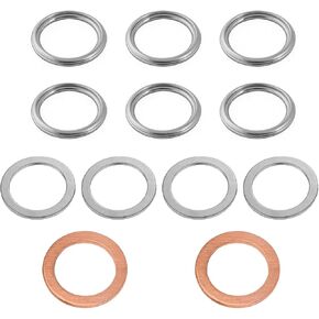 12PCS Differential Transfer Gasket, Drain Plug Crush Washers Gaskets, Compatible with Toyota Lexus 4Runner Land Cruiser Tundra Tacoma FJ Cruiser RAV4, 1215710010 9043024003 90430A0003 in Kuwait