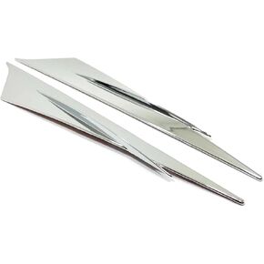 Car Accessories Fit for Honda Civic 11th Gen 2022 2023 2024 ABS Exterior Front Headlamps Fog Light Cover Trim （Glossy Black） 2PCS Set in Kuwait