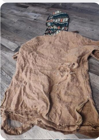 Christian Shirt Sackcloth Prayer Hoodie YahLives Armor of God Sackcloth and Ashes 1XL Tan, Brown in Saudi Arabia