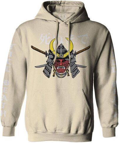 0322. Till Death Vintage Japan Japanesse Warrior Graphic Aesthetics Society Sweatshirt Pullover Hoodie in Saudi Arabia